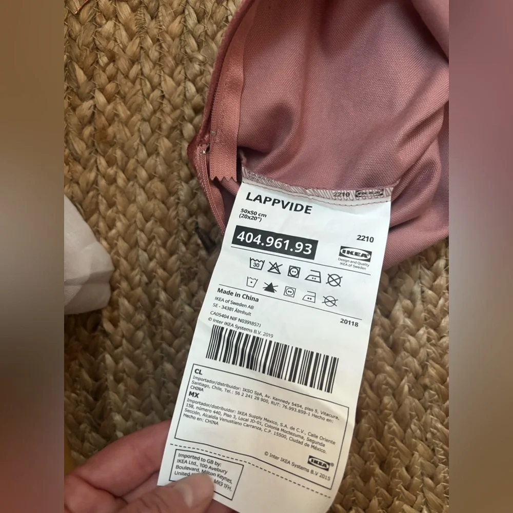 IKEA LAPPVIDE Pink Pillowcase